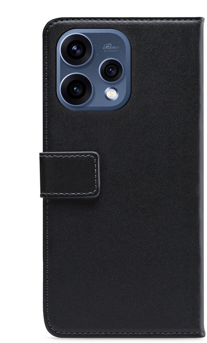 Mobilize Classic Gelly Wallet Book Case - Geschikt voor OPPO Reno16 5G - Black