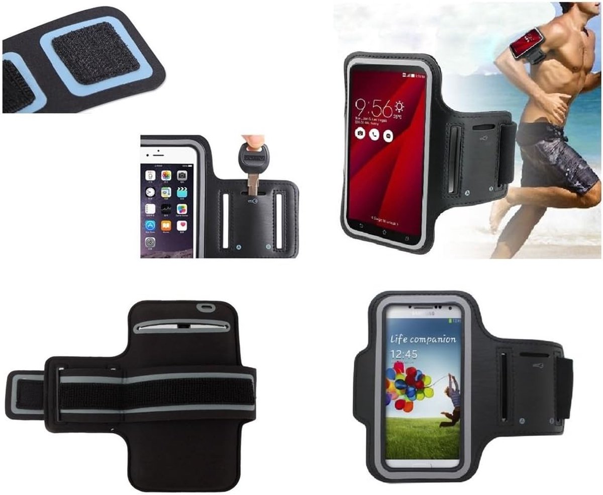 Professionele Cover Neopreen Waterdichte Wraparound Sport met gesp voor Tecno M5 - Zwart
