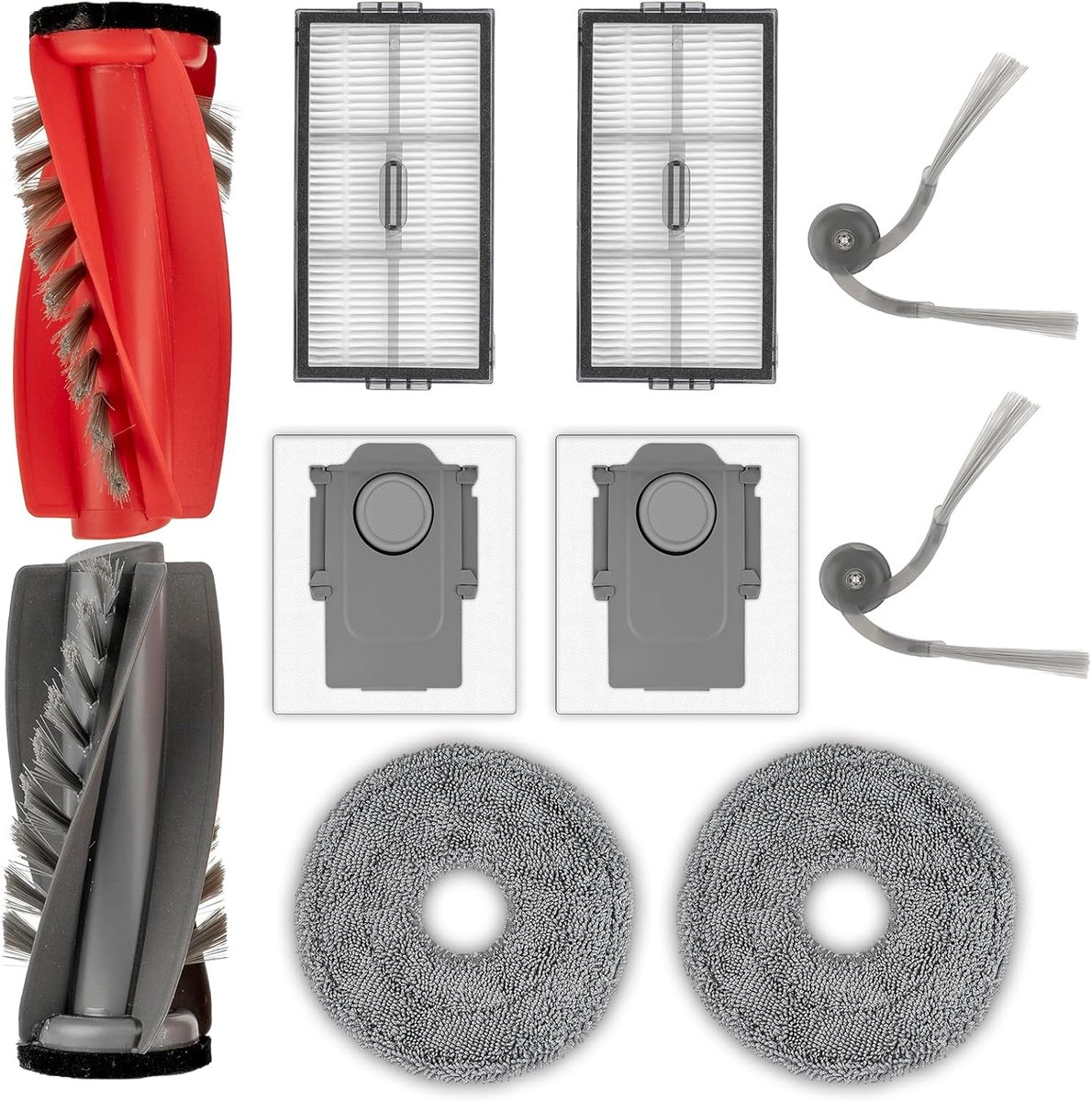 Filters compatibel met Roborock Saros 10R robotstofzuiger, filterkit, vervangende onderdelen, filters accessoireset (Saros 10R accessoireset (10 stuks)