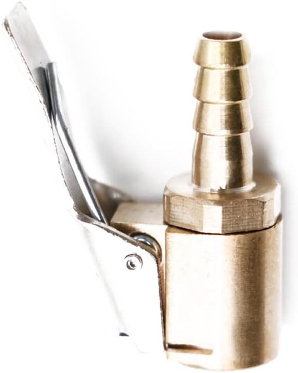 Ventiel Hendel Plug Air Chuck (Pagoda shape 6mm) | Messing, Tyre inflatie nippel, Moment stekker, Voor alle band ventielen, Perslucht ventielc