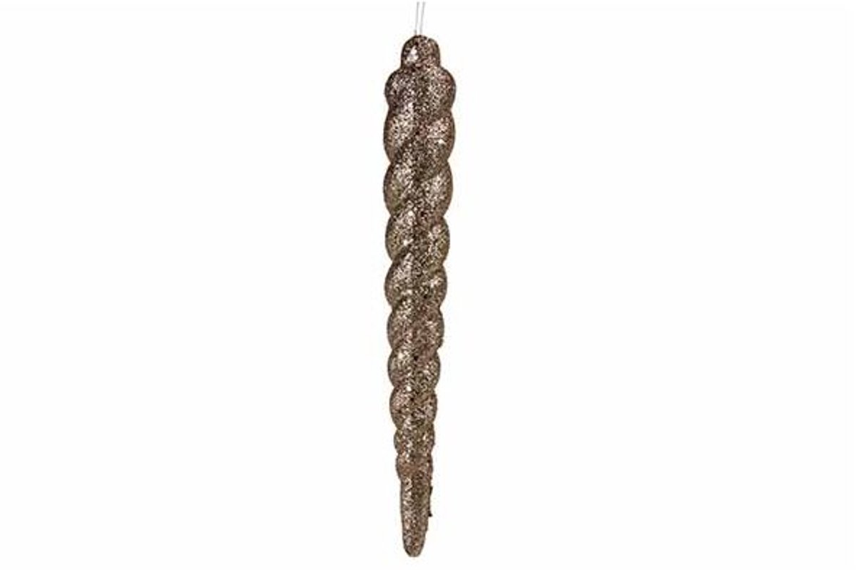 Hanger - cone - glitter champagne