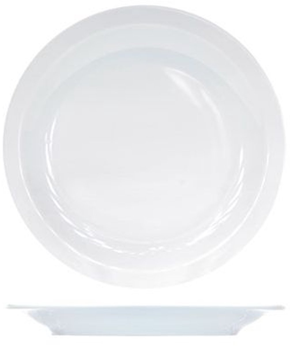 Costa Verde Nordika Wit Dessertbord D21cm Set6