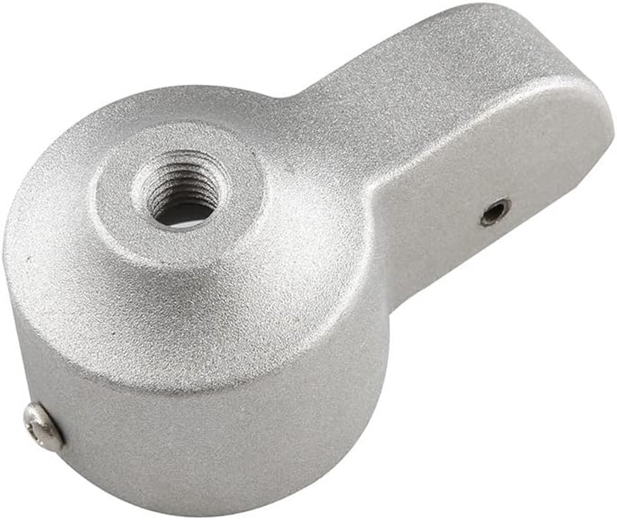 Vlaggenmast Truck Vlaggenmast Standaardaccessoires Gegoten Aluminium Truck met Nylon Katrol Zwaar Uitgevoerde Mast Halyard Stationair Gebruikt om Oude Beschadigde Roestige (Zilver)