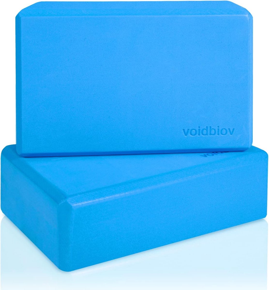 voidbiov Hoge Dichtheid EVA-schuim Yoga Blokken Set, Milieuvriendelijke Yoga Stenen 23cm x 15cm x 8cm x 2 Stuks - ShopVlot