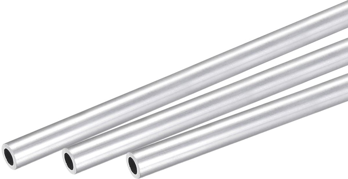 Aluminium buizen 3,0 mm buitendiameter 6063 aluminium ronde buis 2 mm binnendiameter aluminium stang holle buis aluminium rechte buis 250 mm lengte aluminium buizen metalen buis