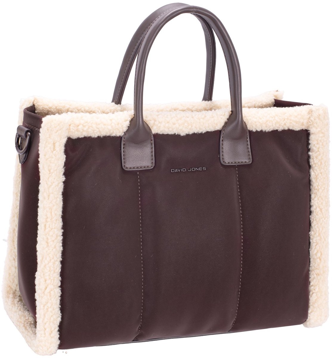 David Jones gewatteerde handtas Rosalinde - Dames - Koffie