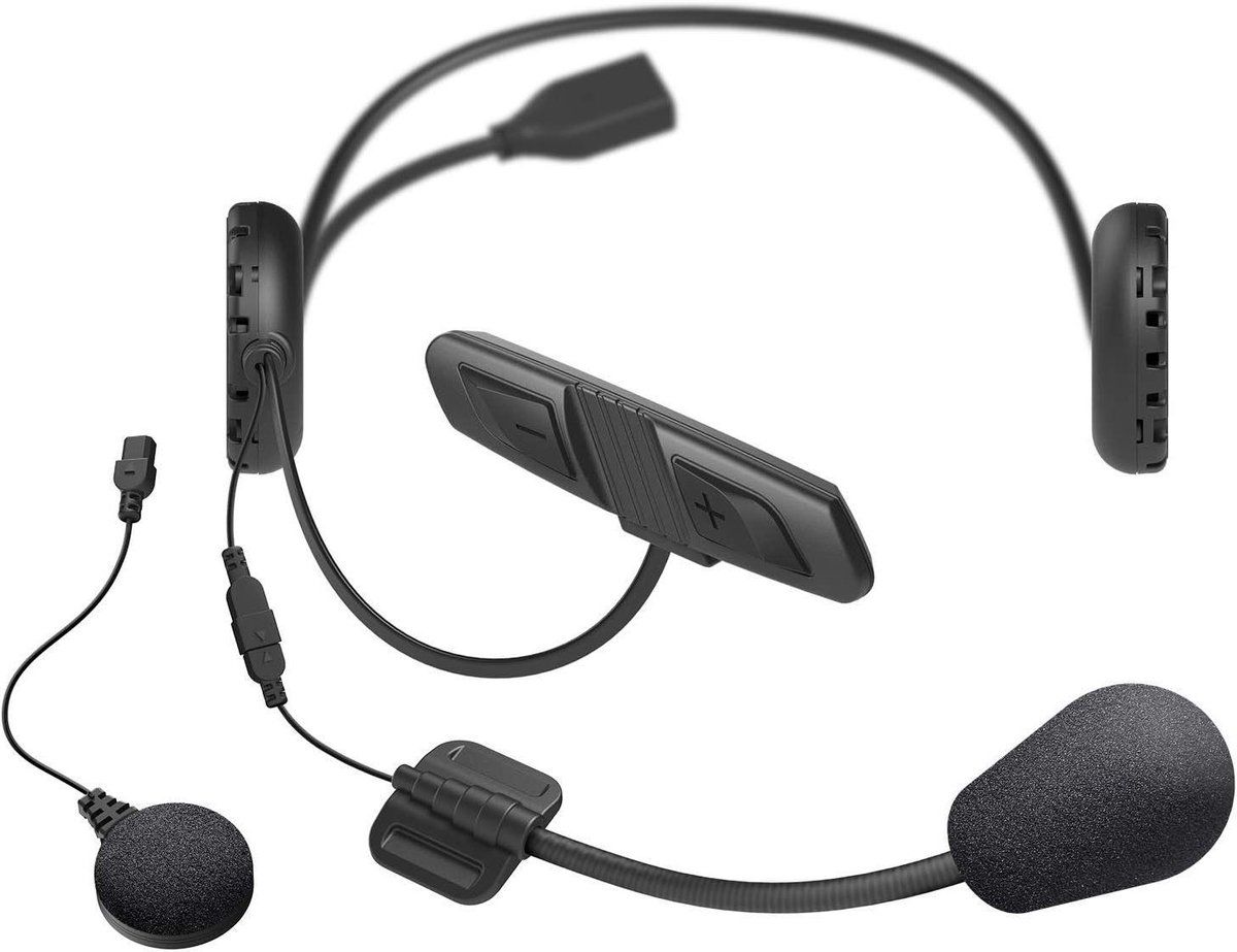 Bluetooth Headset - Universeel Communicatiesysteem - Motor Communicatie - HD Intercom Functie - 400 Meter Bereik - Zwart