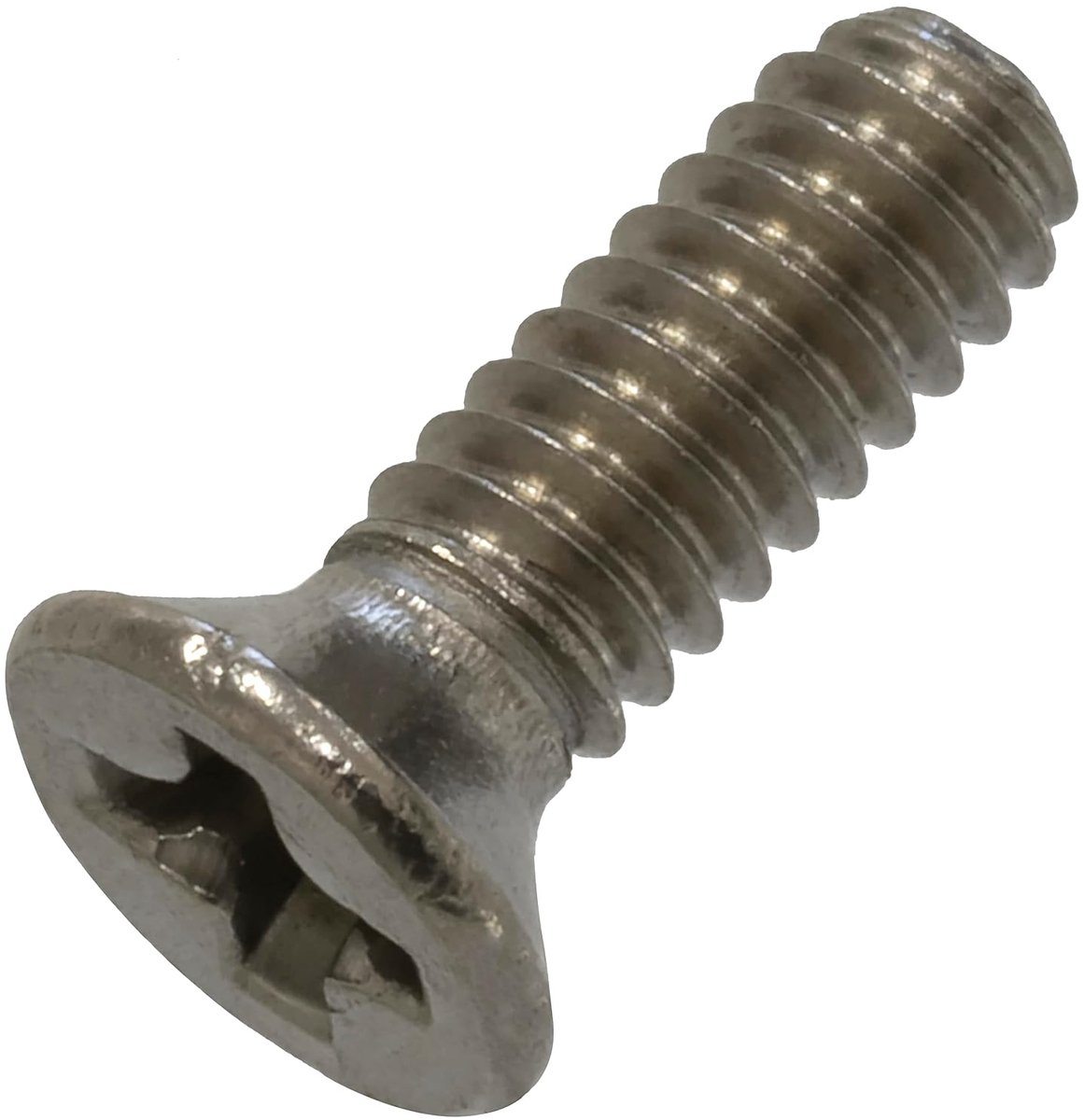 Machineschroeven met verzonken kop M2x6 mm - PH1-aandrijving - DIN 965 - Roestvrij staal A2 - standaard metrische draad
