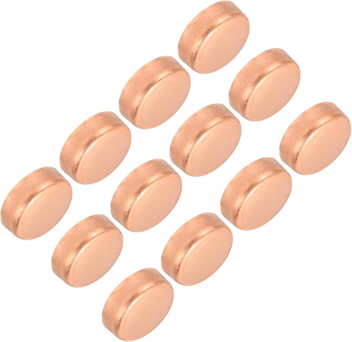 1/2 Inch ID Koperen Pijp Eindkap, 12 Pack Koperen Fitting Cap Zweet Plug Soldeer Aansluiting voor Sanitair HVAC Airconditioner