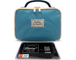 SnelShoppen - HUNIOX® Koeltas - Lunchbox Tas voor Jongens - Broodtrommel Tas - Ideaal voor School, Uitstapjes en Picknicks - 21,5x16x6 cm, 2,5L - Blau