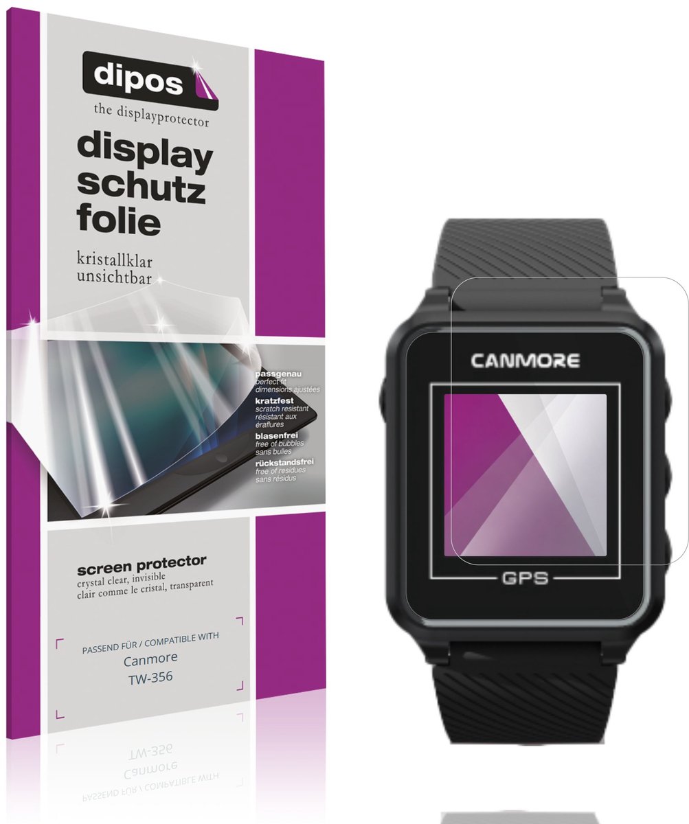 dipos – 6x Beschermfolie geschikt voor Canmore TW-356 | Krasbestendige & heldere Screenprotector Ultra-Thin