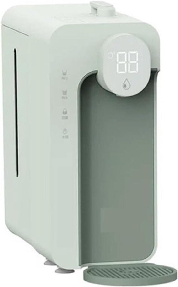 Heetwaterdispenser - Waterkoker Pomp - Snel Water Verwarmen - Traploos Instelbaar - 3L Tank - Groen