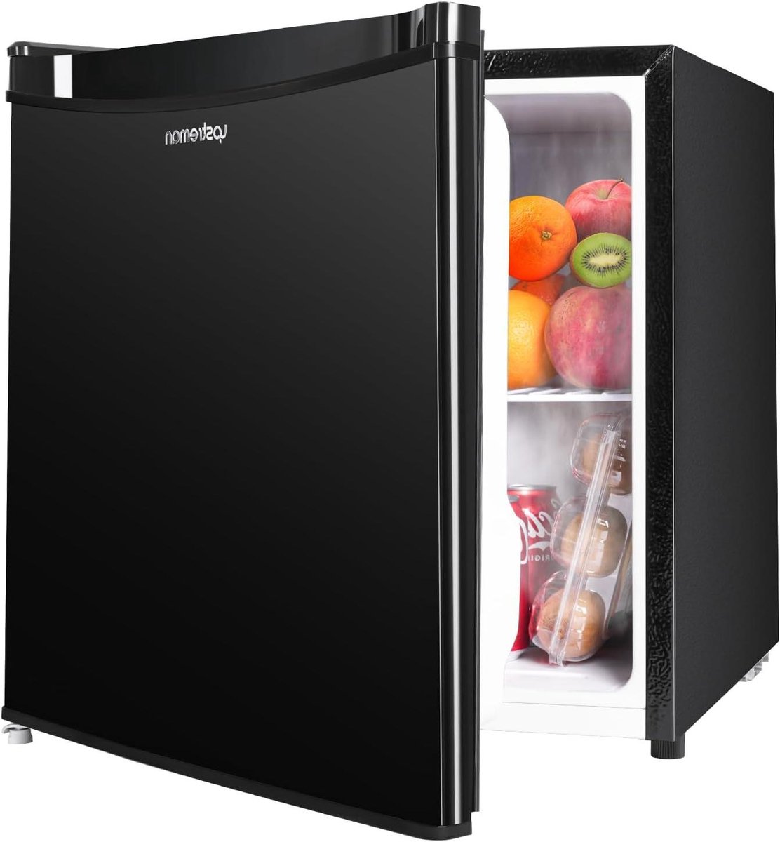 Mini Koelkast Compacte Koelkast Dranken Koelen Instelbare Thermostaat 46 liter Zwart