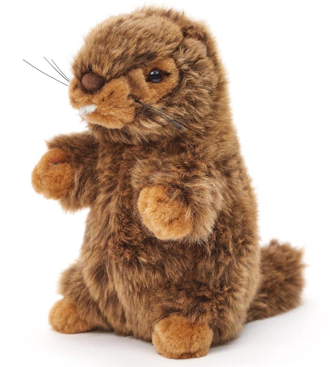 - kdier (zonder stem), staand - 17 cm (hoogte) - pluche Mankei - pluche dier, knuffeldier