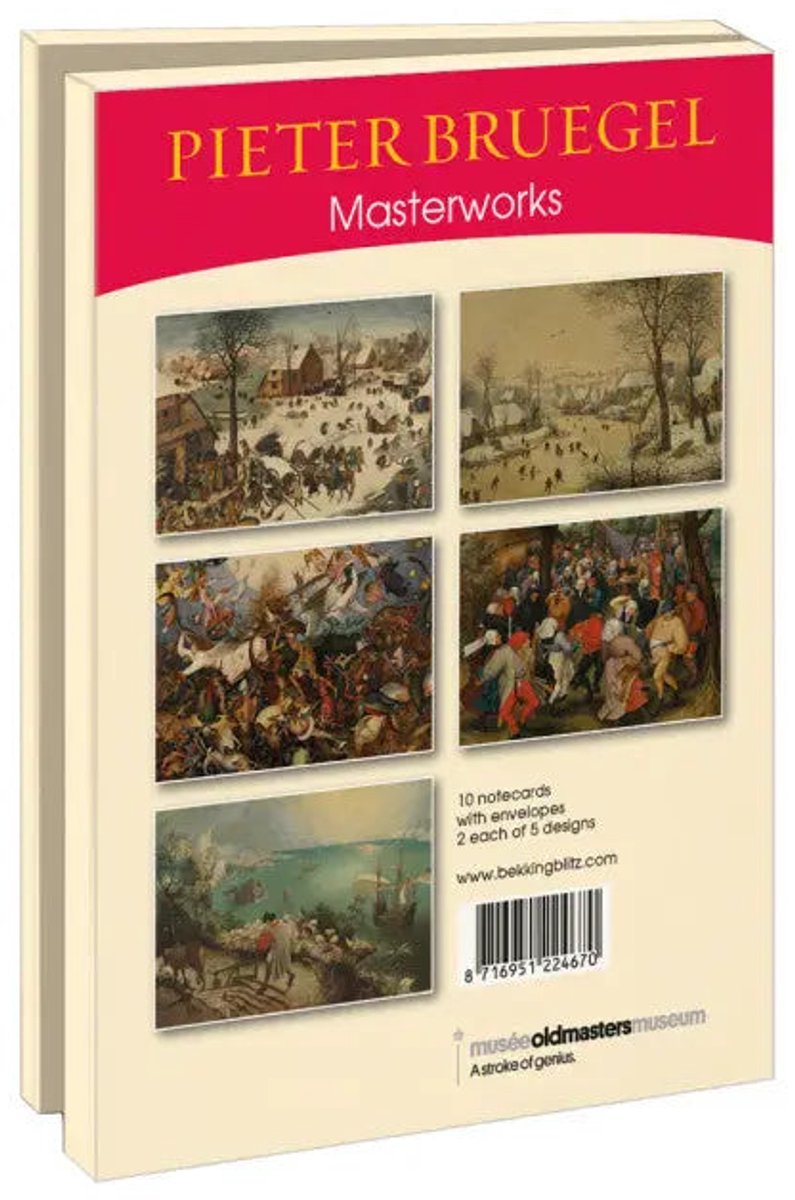 Kaartenmapje Groot: Masterworks, Pieter Bruegel