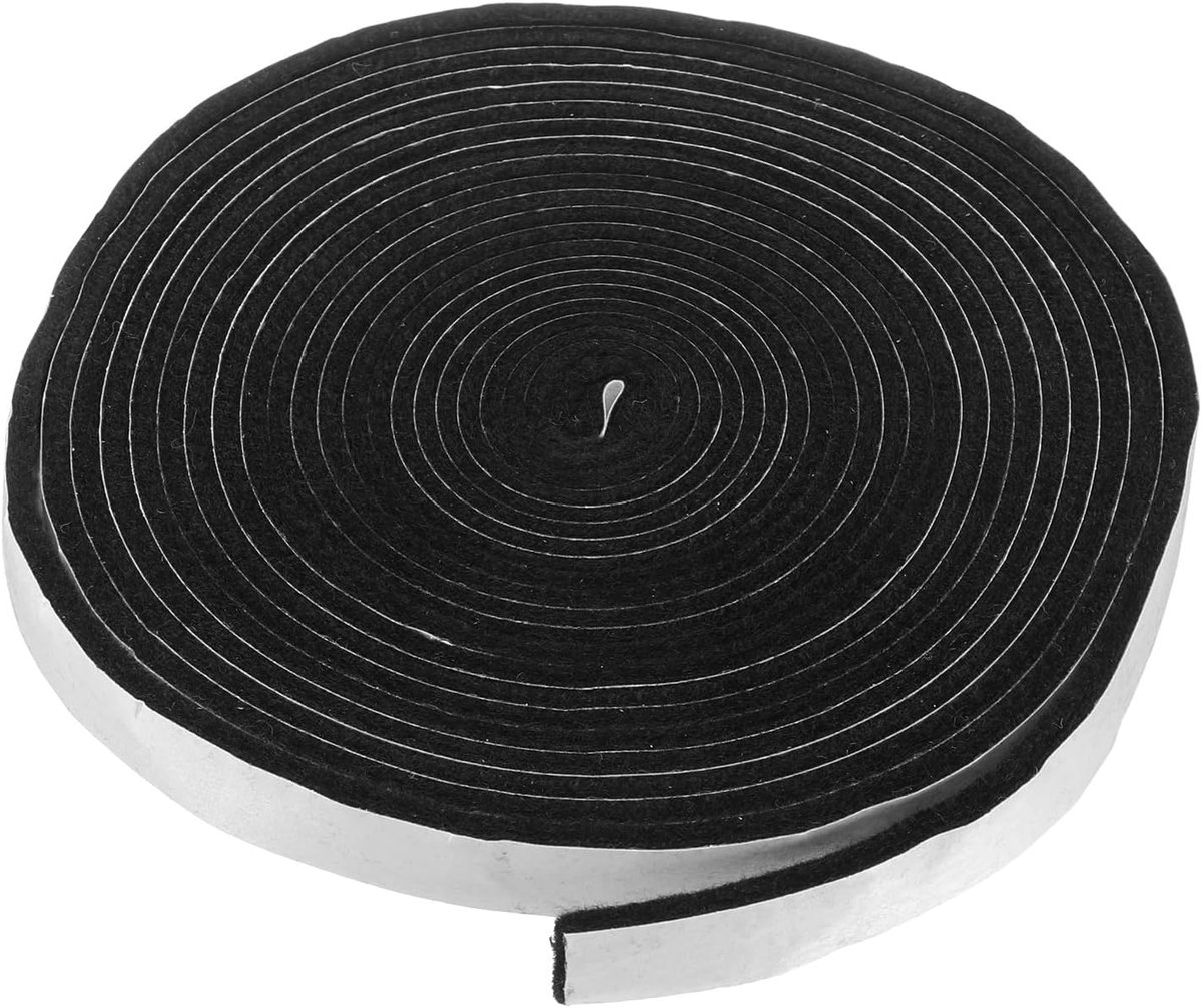 Smoker Afdichtingsringen 4,27 m x 0,32 cm Hoogtemperatuur Grill Afdichting Vervanging Hoogtemperatuur BBQ Afdichtingsband Zelfklevend Vilt Voor Smoker BBQ Deksel