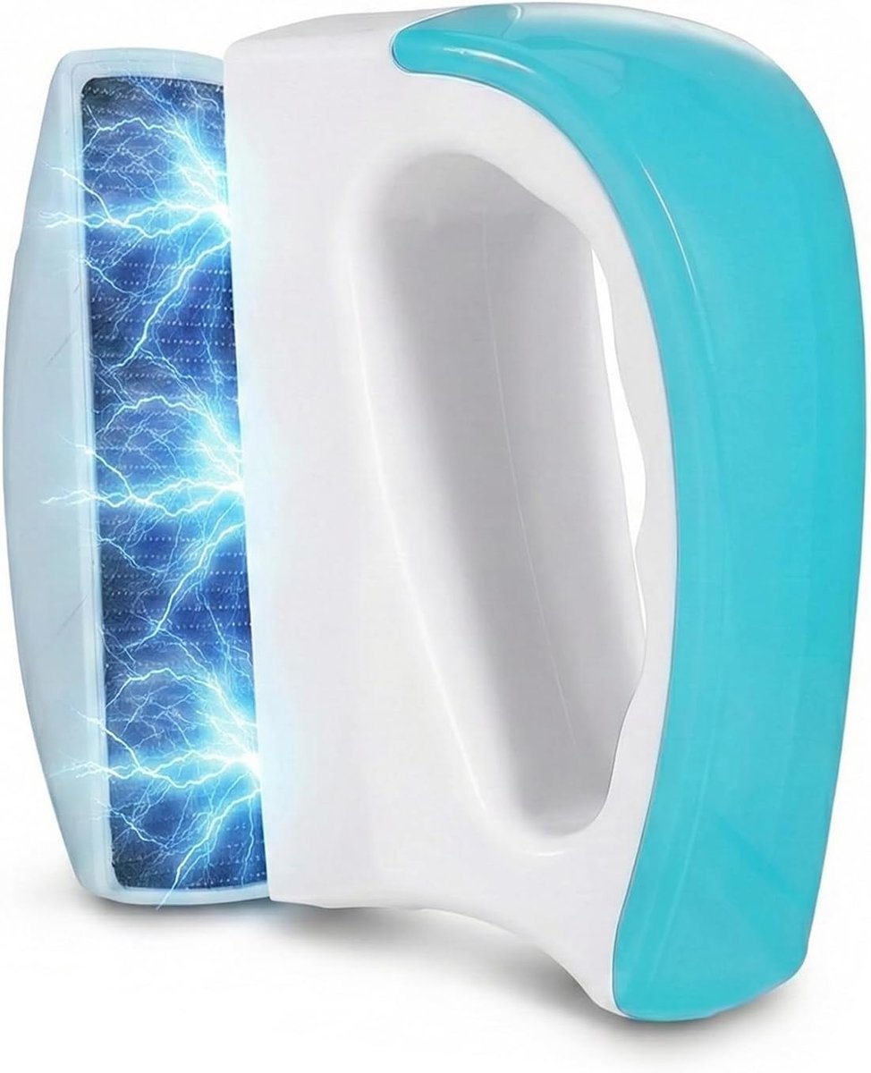 magnetische ruitenreiniger met handvat, ergonomische magnetische glasreiniger, voor zoet- en zoutwateraquarium, geschikt voor glas ≤ 4 mm, aquariumreiniger