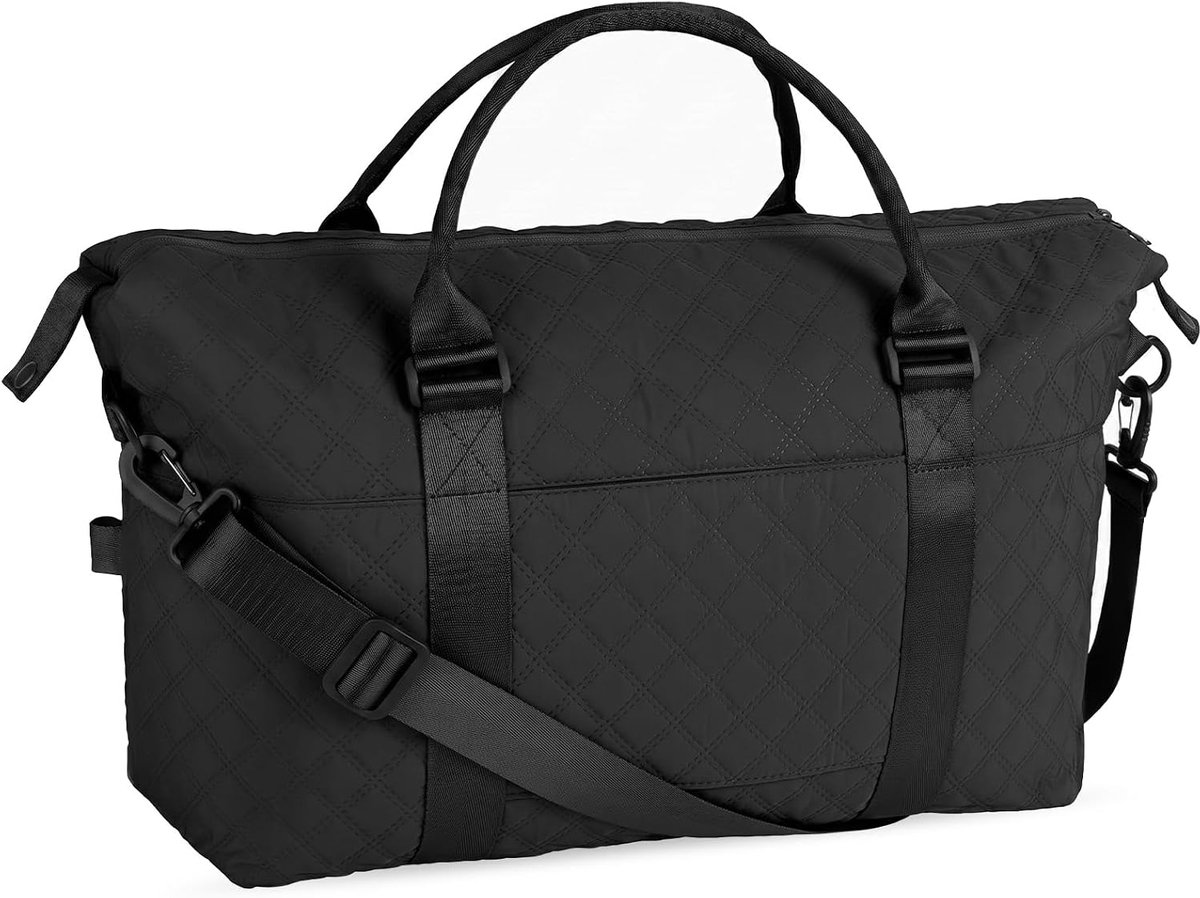 Sporttas Reistas voor Dames, 45x16x30cm 26L Reistas voor Easyjet Lichte Gymtas met nat vak, Weekendtas Waterdichte Reistas Handbagagetas voor Yoga, Sport, Reizen, Vliegtuig, Zwemmen