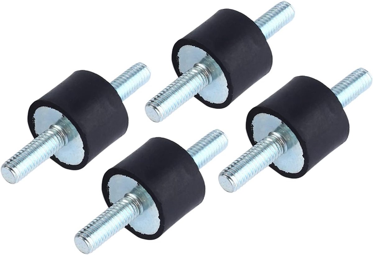 Antivibratie-isolatorbevestiging, Rubberen Trillingsisolator Rubberen Schokdemperdemper M6 20 * 15