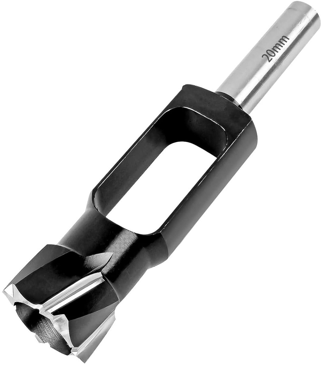 Pluggenknipper Voor Tenon Boor, Houten Pluggatsnijder, Tenon Pluggatsnijder Voor Diepe Plug Boor Voor Houtbewerking, Kegelvormige Afdichtingspluggenknipper 13mm Hals Voor Meubelmakerij (25mm)
