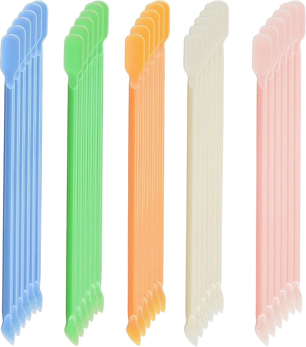 Cuticle Pusher, 30 stuks nagelriemschuivers en cuticle remover, nagelriemverwijderaar voor manicure en nagels