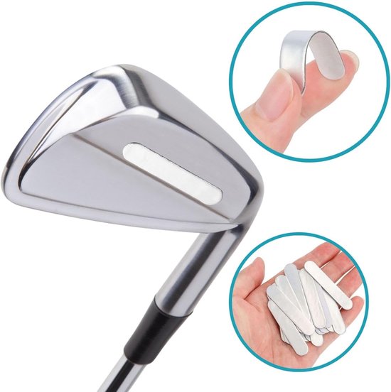 Golf Loodband Tape 30 Stuks, 3g, Verhoging van het Gewicht van de Golfclub, voor het Aanpassen van Golfclubs, Putters en Tennisrackets, Zilverkleurig — afbeelding 4