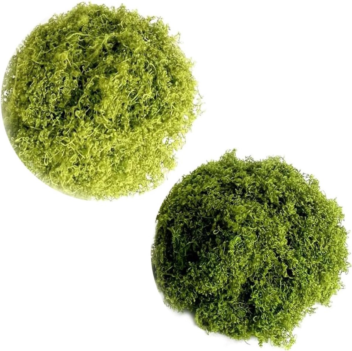 100 g kunstmos om te knutselen, realistisch decoratief mos voor paasdecoratie, modelbouw en wandafbeeldingen, zacht kunstmos & knutselmos voor bloemistiek, kribbe en lente