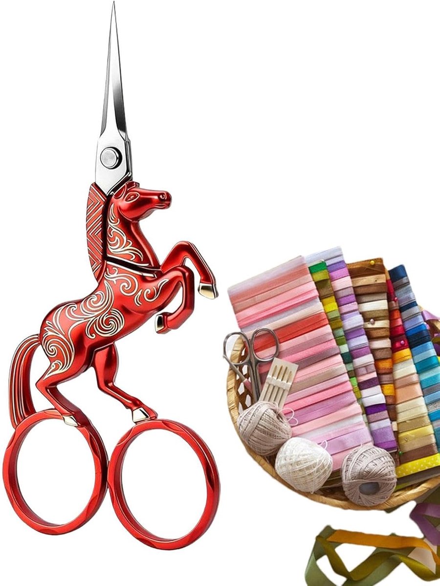 | paardenvorm stofsnijder | viltschaar | voor papierknutselen, reparatie van kledingstukken, productie van kleding, textielreparatie, kunststudio, werkplaats, thuis