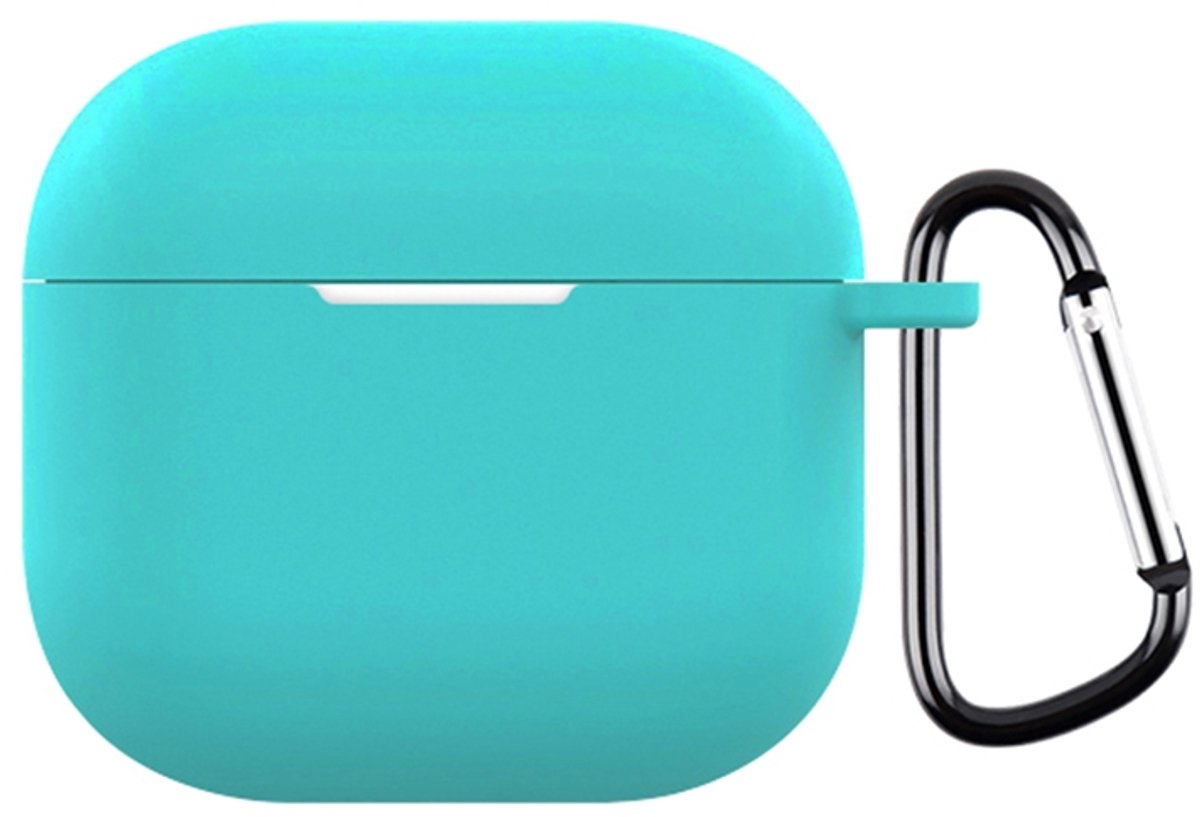 Mobigear Hoesje geschikt voor Apple AirPods 4 Hoesje Flexibel Siliconen | Mobigear Colors - Groen