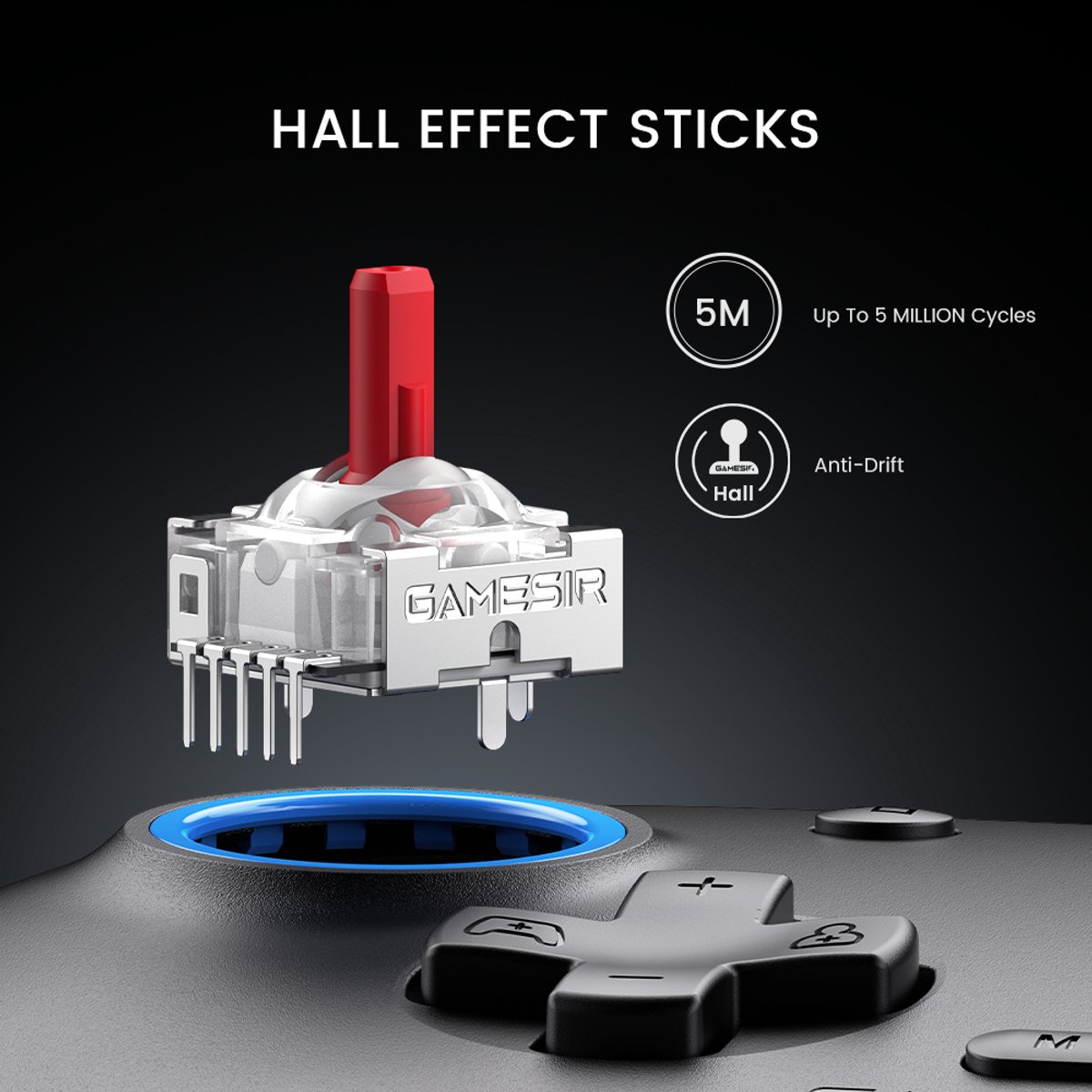 GameSir G7 SE - Bedrade Controller - Hall Effect - Verwisselbare frontplaat - Xbox, PC & Android - Zwart – foto 3