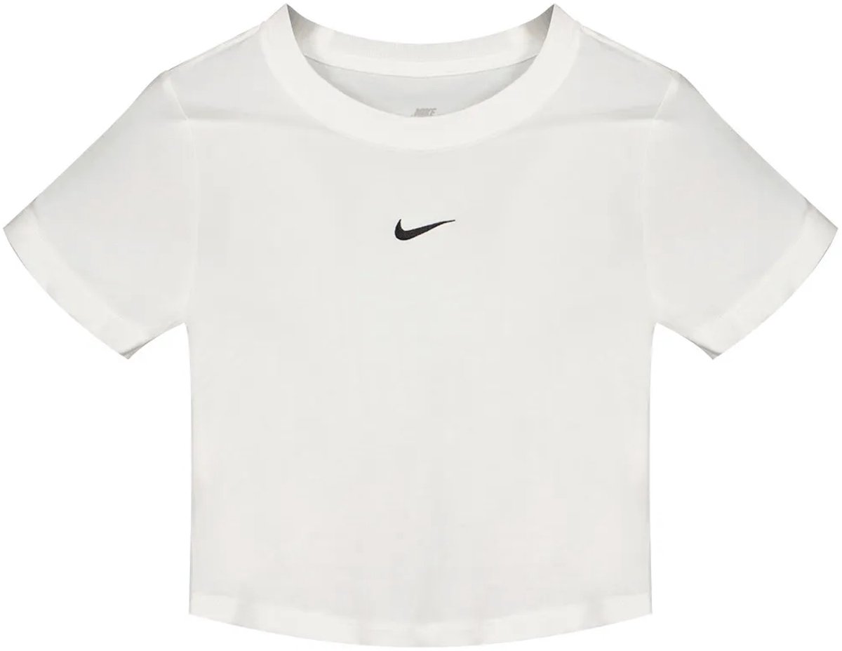 Nike Sportswear T-shirt Met Korte Mouwen 12-13 Years Meisje Wit