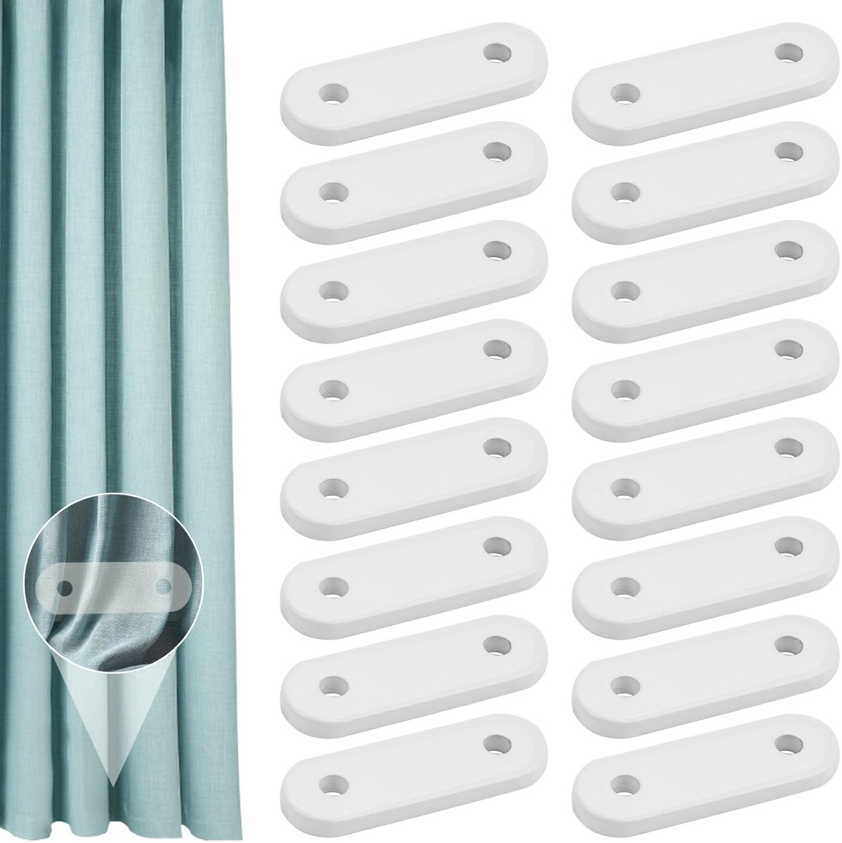 Dailygoods- Loodgewichten 16 stuks - Loodstaafjes 28g - Gordijngewichten - Gordijnbeschwerer - Douchegordijnbeschwerer - Robuust en duurzaam - Gordijngewicht