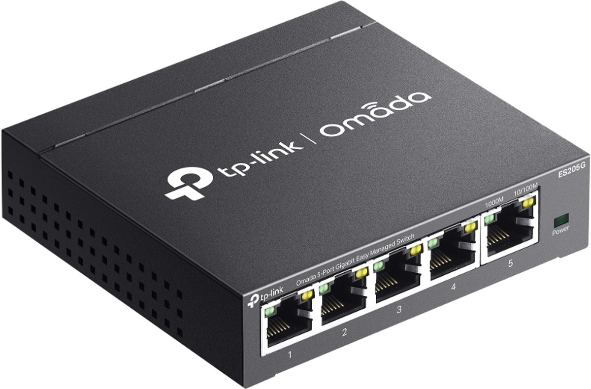 TP-Link Omada ES205G - Netwerk Switch - Managed - Gigabit - Zonder PoE