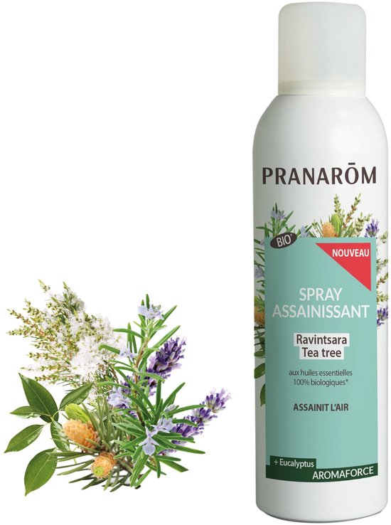 Pranarôm Aromaforce Zuiverende Spray Ravintsara-Eucalyptus Bio 150