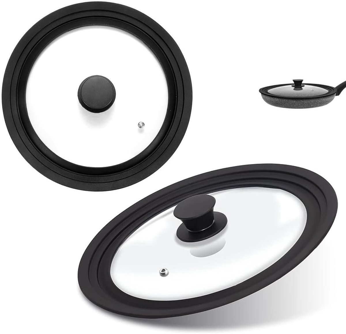 Solidchoice - Universele Deksel voor Pannen en Koken 16-32cm