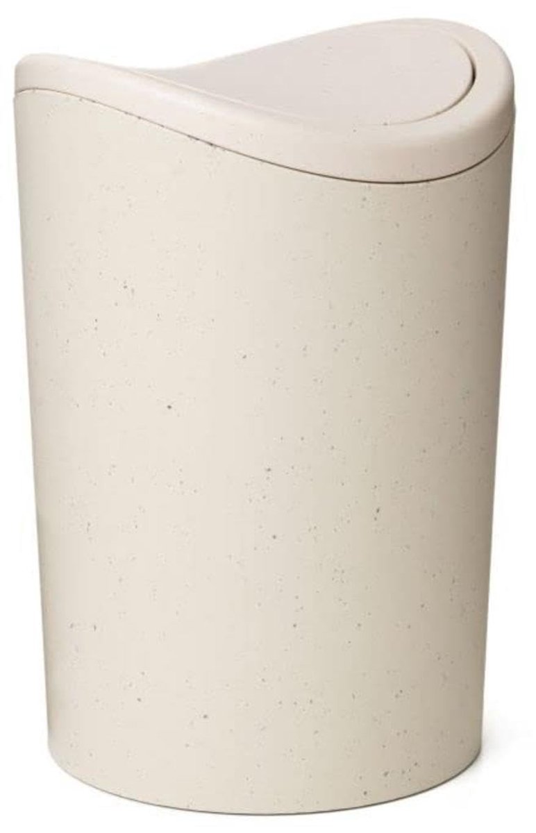Solidchoice - Moderne Mini Vuilnisemmer met Deksel voor Badkamer en Keuken