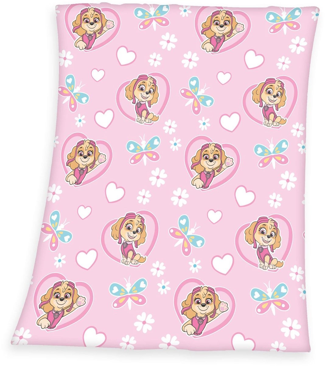 Solidchoice - Fleece Dekentje met Paw Patrol Motief 130 x 170 cm