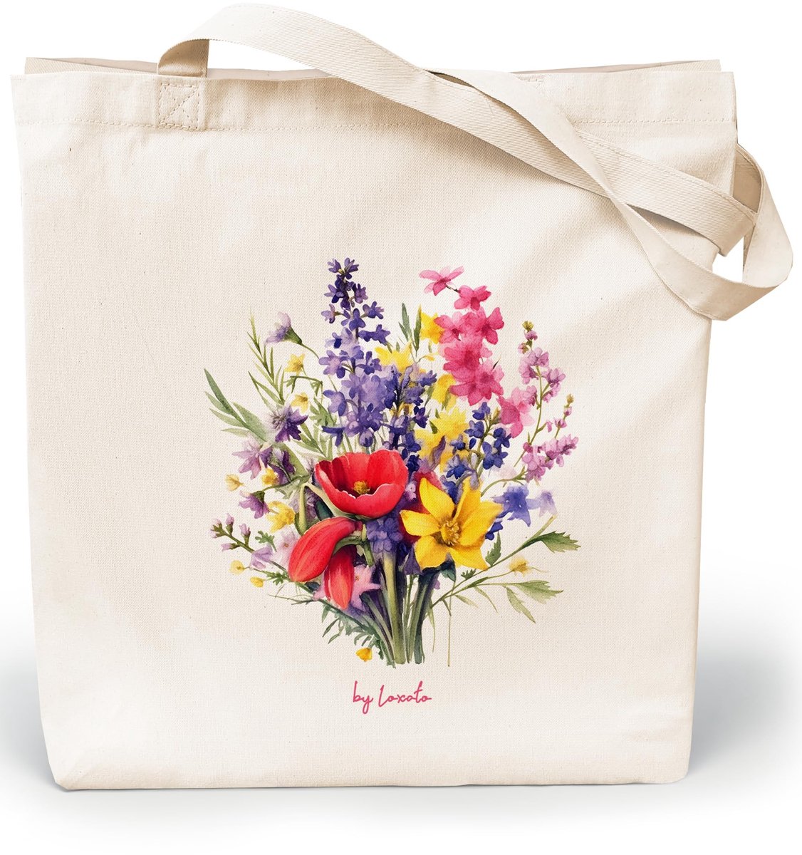 Solidchoice - Duurzame Shopper van 100% Katoen met Lange Handvatten