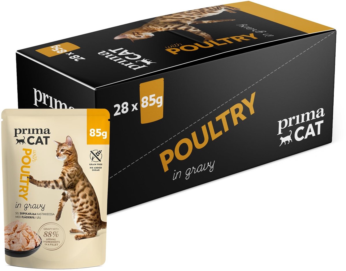 Solidchoice - Klassiek Natvoer voor Katten met Vlees in Gelei