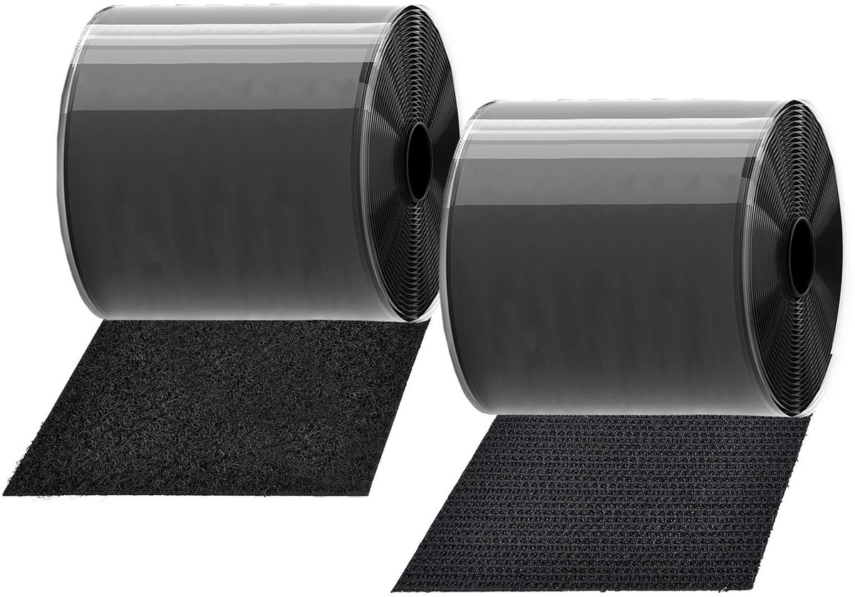 Solidchoice - Zelfklevende Haak en Lussentape 11cm x 2m voor DIY en Organiseren