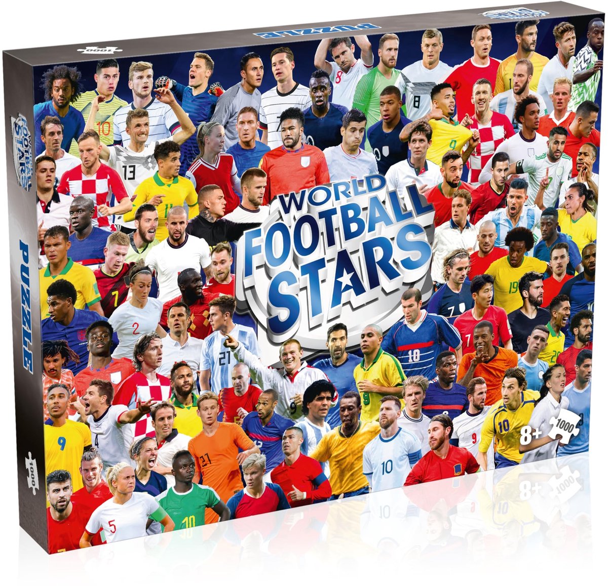 Solidchoice - Wereldvoetbal Sterren Puzzel van 1000 Stukken