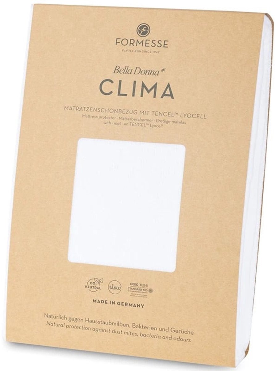 Formesse Bella Donna Clima Molton Piccola (topperhoeslaken) 140x210/220 Wit