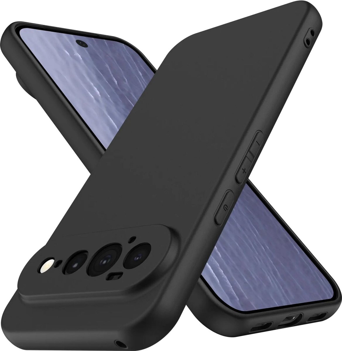 Zwart TPU Hoesje Geschikt voor Google Pixel 11 Pro XL - Back Cover Case - Lichtgewicht - Ultra Dun - Flexibel - Zacht