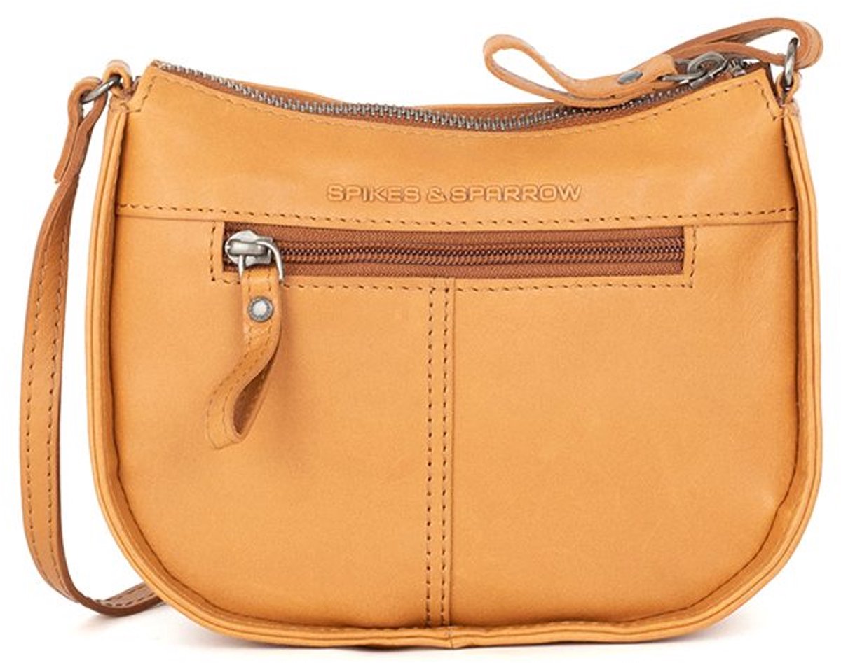 Leren Crossbodytas - Juna - Tan