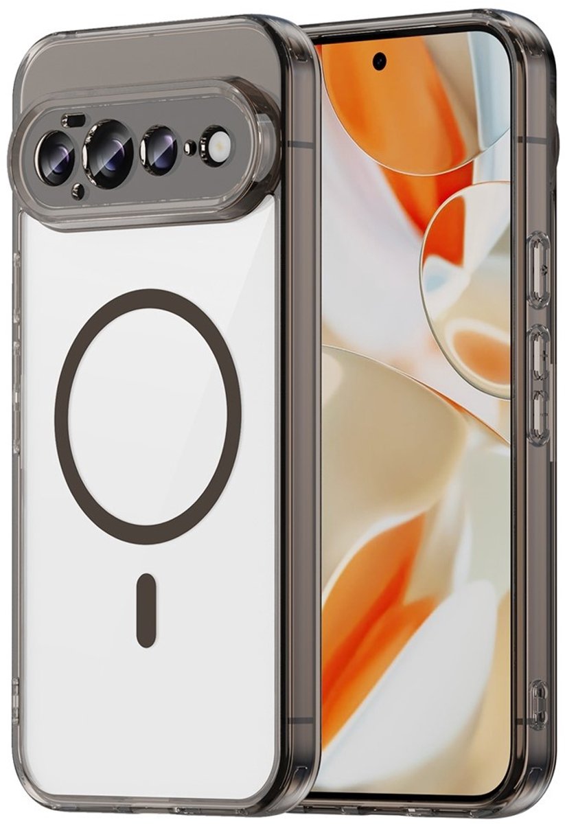Coverup Hoesje - Geschikt voor Google Pixel 11 Pro XL Hoesje - Coverup Clear TPU Back Cover - MagSafe Compatible - Zwart