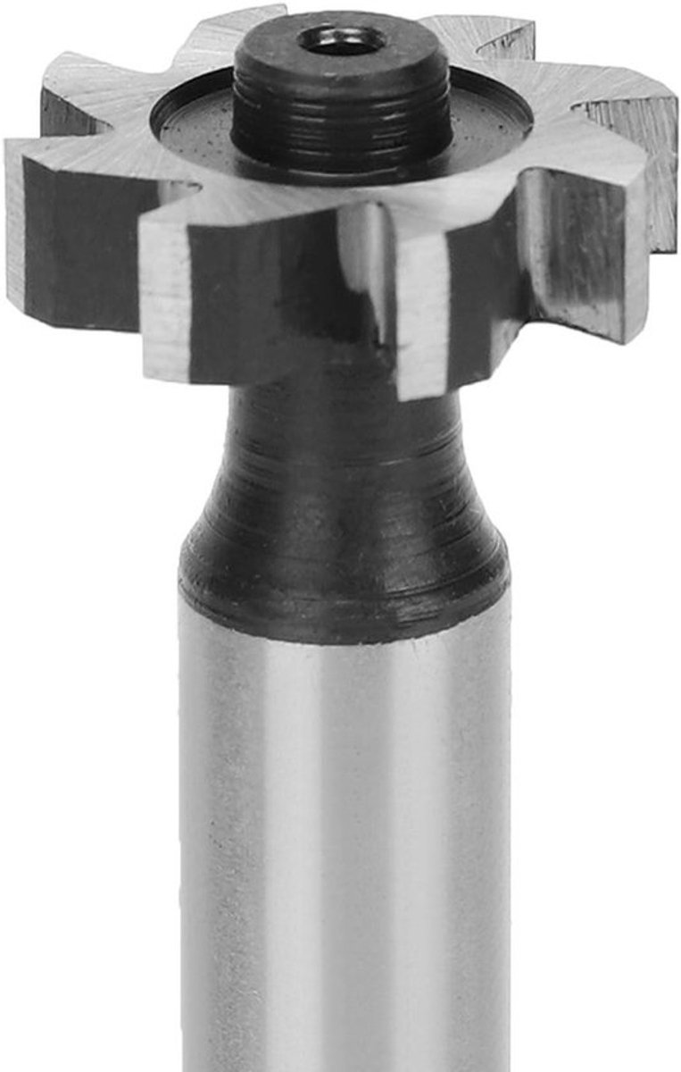 Gleuffrees 5x19x10mm met Woodruff Sleutelzitting, HSS-snelstaal - Halfronde Spiebaan - Machinefreesgereedschap