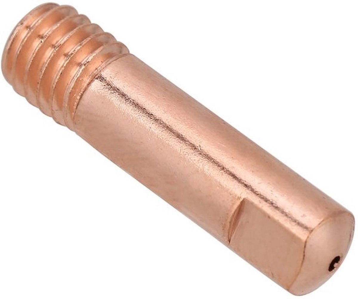 Koperen contactpunten - 20-delige set - 0,8/1,0 mm - Verbruiksmaterialen - Geschikt voor MIG/MAG-lasbrander - Roodkoper