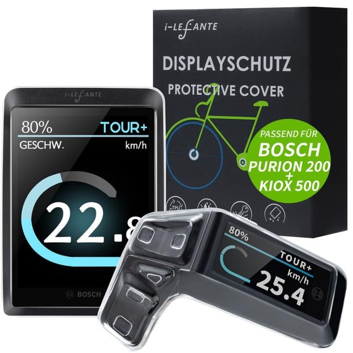 Solidchoice - Screen Protector Set voor Bosch Purion 200 en Kiox 500
