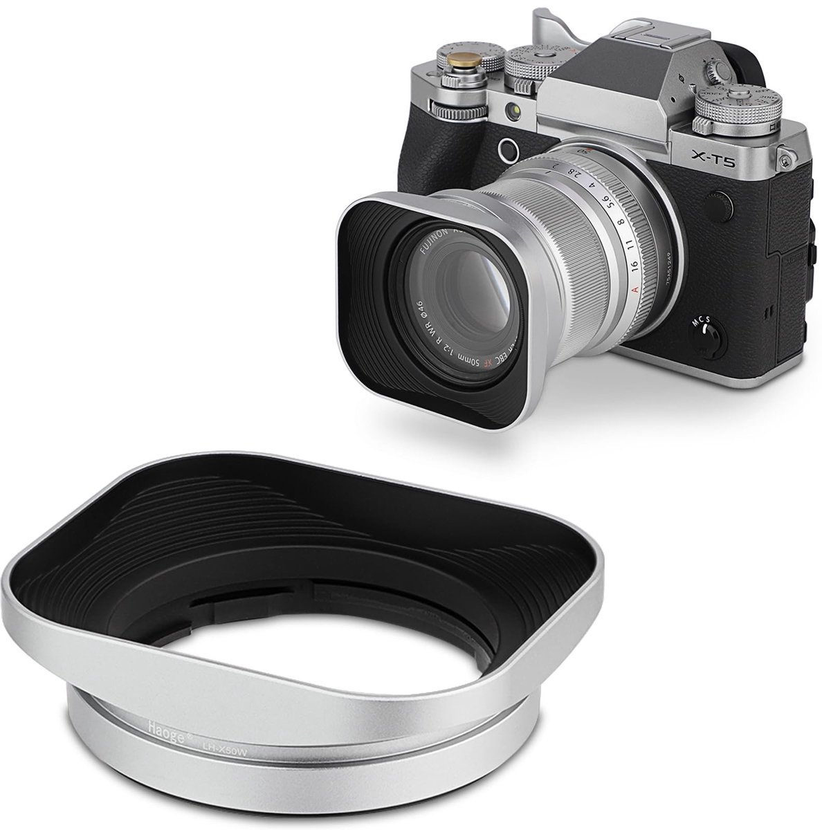 Solidchoice - Metaal Lenshood voor Fujifilm XF 50mm F2 R WR Lens