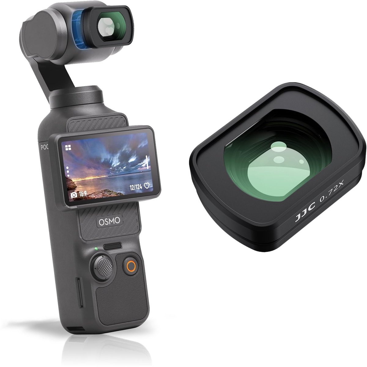 Solidchoice - Magnetische 0.72X Groothoeklens voor Actiecamera